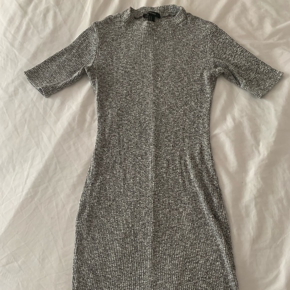 Forever 21 Dresses & Skirts - ⭐️4 for 30⭐️ Mock-neck knit grey dress